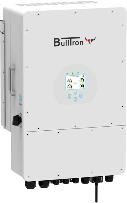 BULLTRON Hybridwechselrichter 3-Phasig 6-12kW mit USV, PV-Überschuss laden & Generator-Port, WiFi & DC Switch