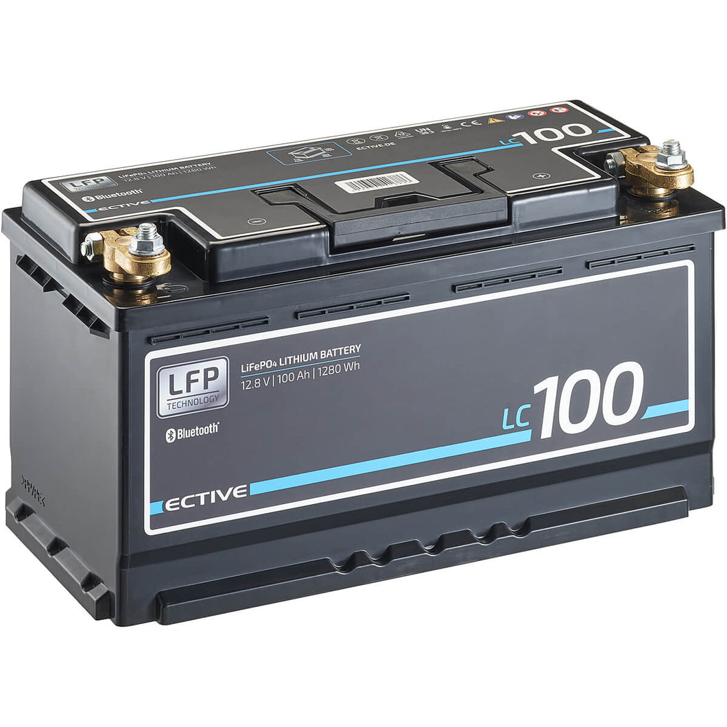 ECTIVE LC 100 LT 12V LiFePO4 Lithium Versorgungsbatterie 100 Ah