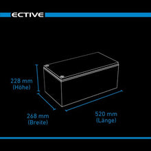 Lade das Bild in den Galerie-Viewer, ECTIVE LC 300L BT LT 12V LiFePO4 Lithium Versorgungsbatterie 300 Ah
