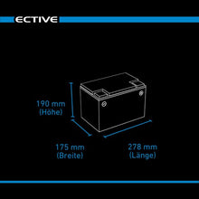 Lade das Bild in den Galerie-Viewer, ECTIVE LC 80 LT 12V LiFePO4 Lithium Versorgungsbatterie 80 Ah
