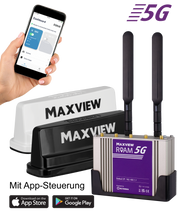 Lade das Bild in den Galerie-Viewer, MAXVIEW ROAM 5G Campervan mit Appsteuerung - Paket schwarz oder weiß inkl. kostenfreier Datenkarte und 10 GB Startguthaben
